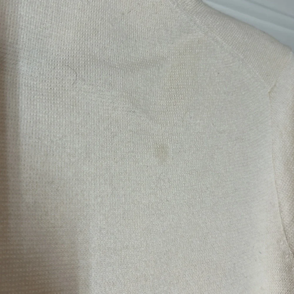 J.Crew 365 sweater jacket. Off white color. 3/4 sleeves. Sz M - Picture 9 of 9